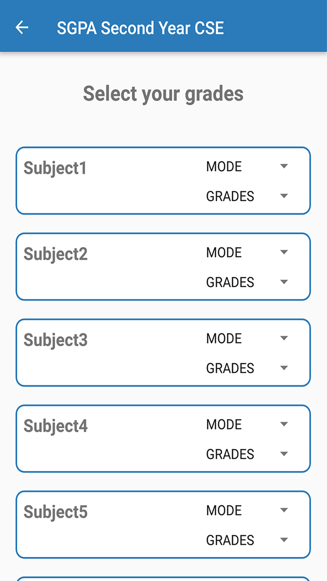 HeyJunior SGPA Calculation